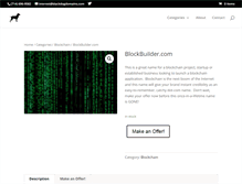 Tablet Screenshot of blockbuilder.com